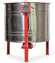 Медогонка 6-ти рамочная автоматическая  под рамку  Дадан  ( Модель 2)