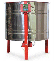 Медогонка 14-ти рамочная автоматическая полуповоротная под рамку  Рута 